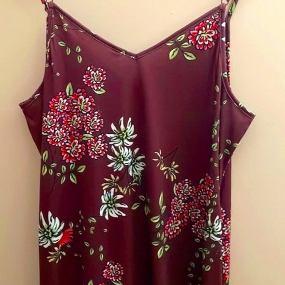 Floral Maxi Dress Purple